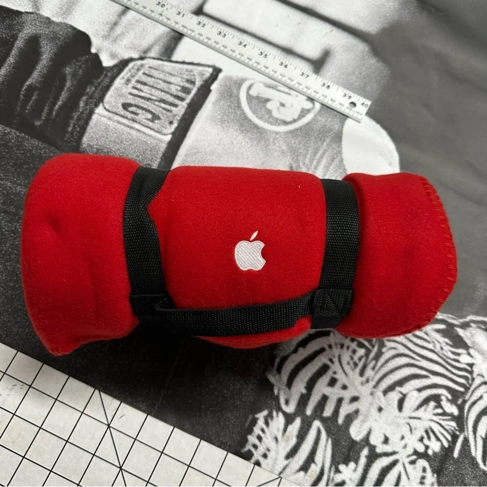 Apple promo embroidered